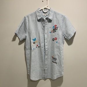 PAC sun button up polo